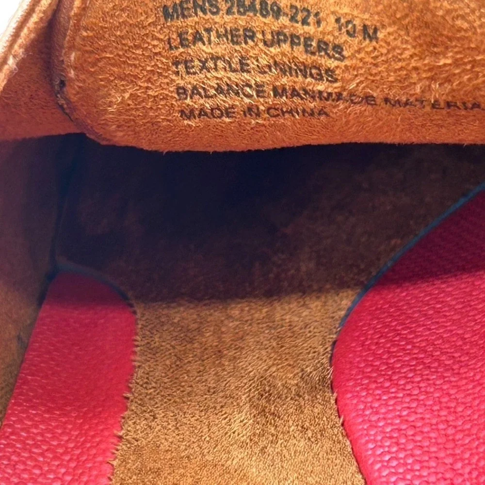Stacy Adams Men's Macarthur Leather Wingtip Oxford Shoes Color Cognac US‎ 10 M